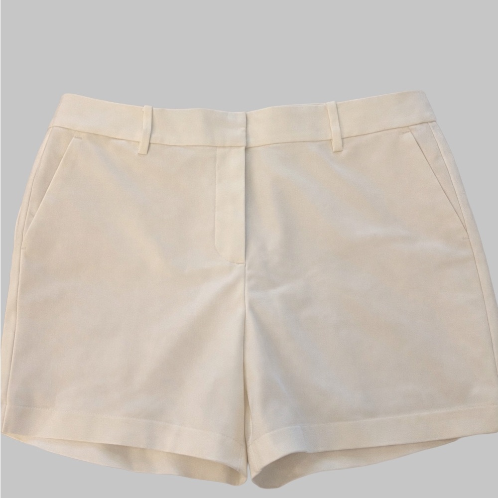 LOFT Women's White Bermuda Shorts